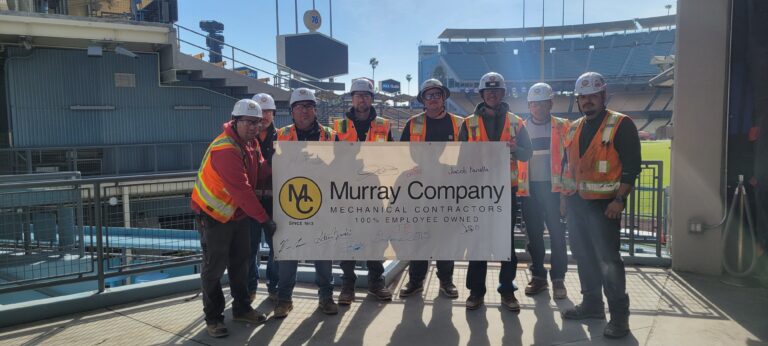 Murray Company Crew Makes Way for the Dodgers at Dodger Stadium