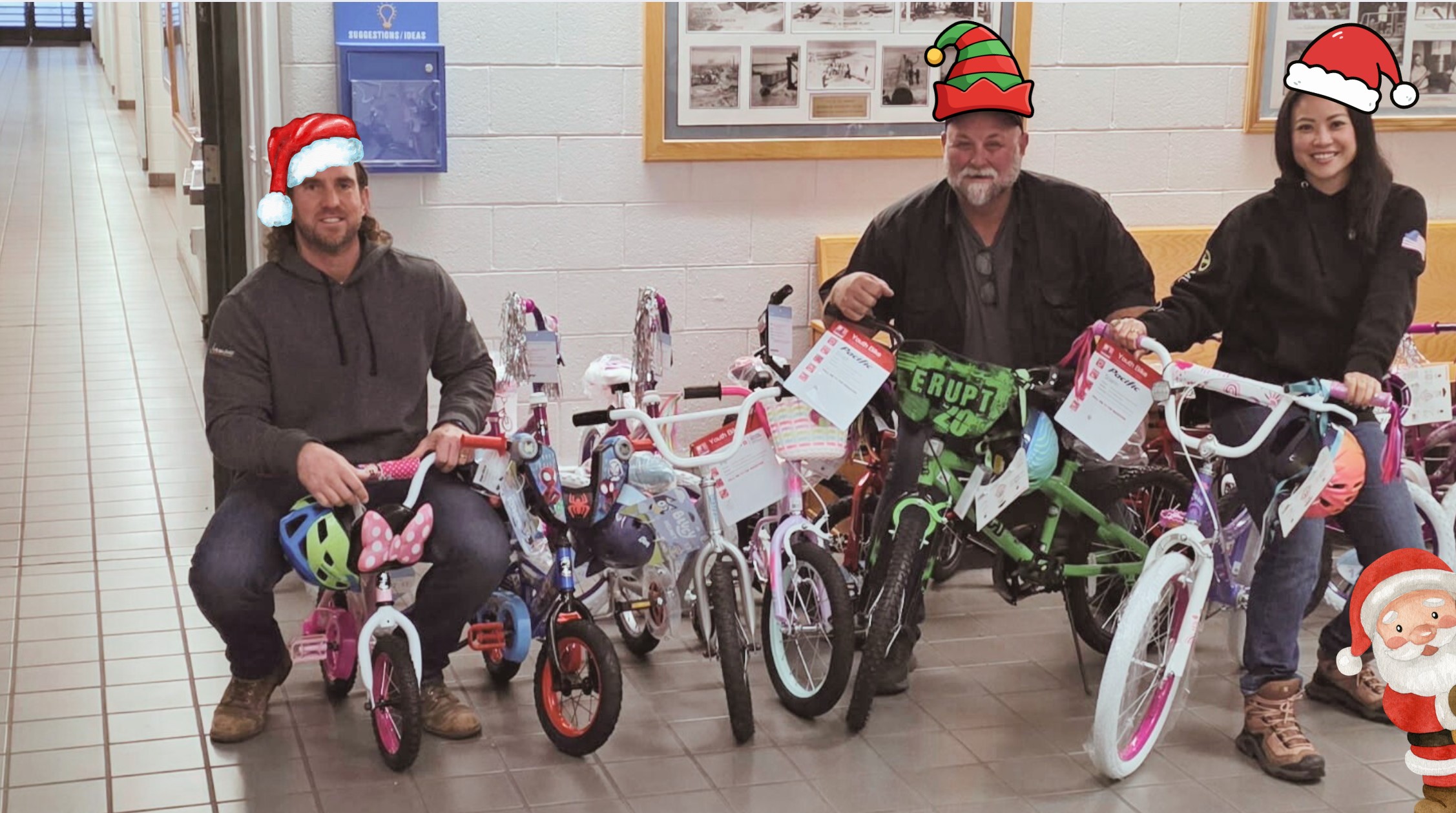 Murray Company’s Friendly Elves Log Workshop Hours Building Bikes at the Hyperion North Pole