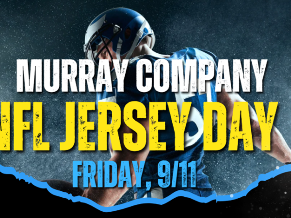 Murray Company NFL Jersey Day is Friday, 9/11 – Show Your Team Spirit
